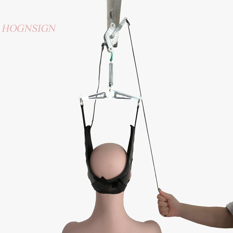 Dispositivi di allungamento del collo di alta qualità copricapo elastico cervicale trattore domestico strumento di allungamento del Cervix strumento di cura del massaggio