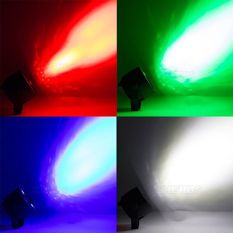 SHEHDS-luz Par LED RGBW de 12x3W con DMX512 para discoteca, máquina de proyector para DJ, decoración de fiestas
