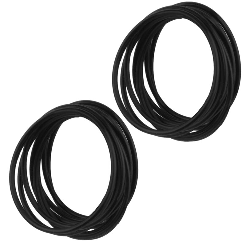 20 шт Черный резиновый силиконовый желе браслет эластичные браслеты для тематических мероприятий