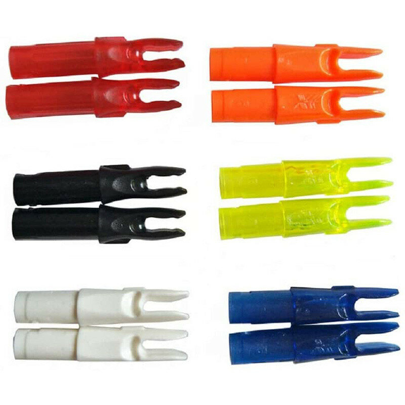 Encoches de flèche colorées pour tir à l'arc, tige en fibre de carbone, ID 6,2mm, bricolage, accessoires de chasse, 30 pièces