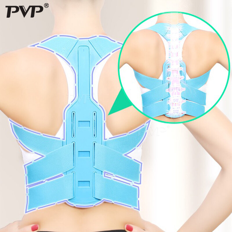 Brace Support Belt correttore di postura posteriore regolabile clavicola spina dorsale spalla posteriore corsetto di correzione della postura lombare per postura
