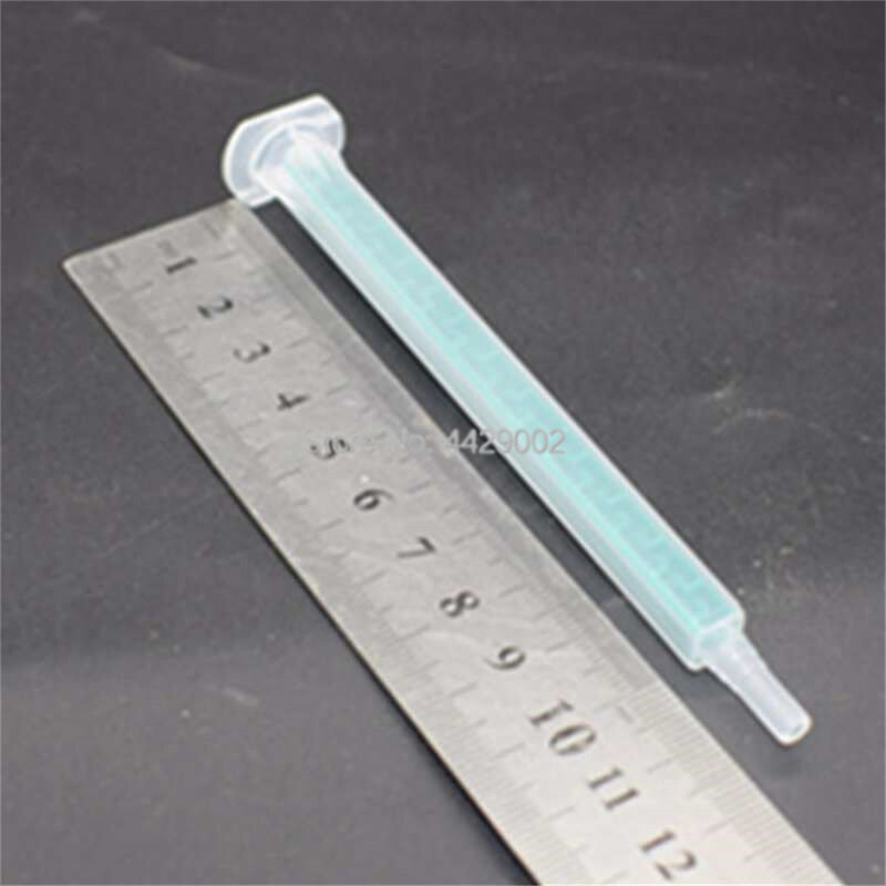 Mezclador estático Epoxie, longitud de boquilla de mezcla 1:1, 2:1, 115mm, 4,53 pulgadas, 50 unidades