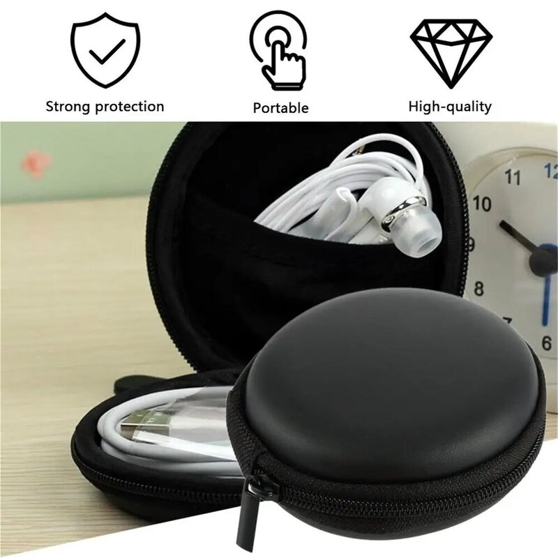 1PCS Wasserdicht Durable Halten Fall Lagerung Harten Tasche Box Für Kopfhörer Kopfhörer Ohrhörer Speicher Karte Mult Größe Ersatz