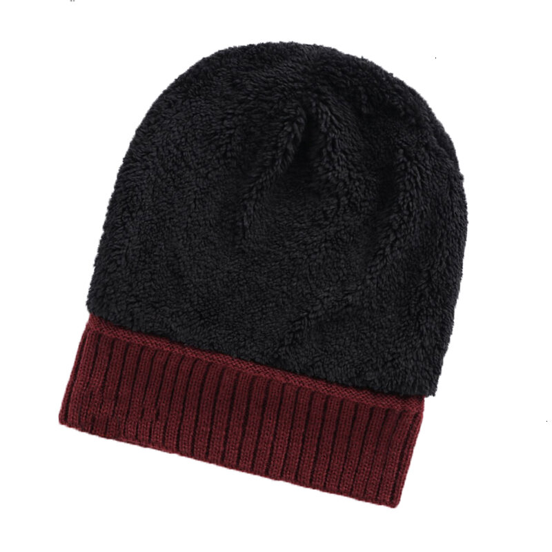 XPeople Topi dan Sarung Tangan Syal Anak Laki-laki Set Bulu Lembut Berjajar Hangat Musim Dingin Pria 3 Buah Set Rajutan Topi Rajut