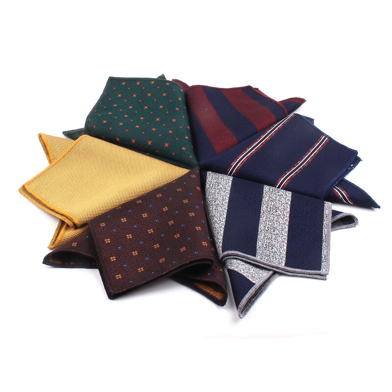Soft Fabric Pocket Square For Men Women Chest Towel Hanky Gentlemen Hankies Men's Suit Handkerchief Cartoon Pocket Towel Gifts