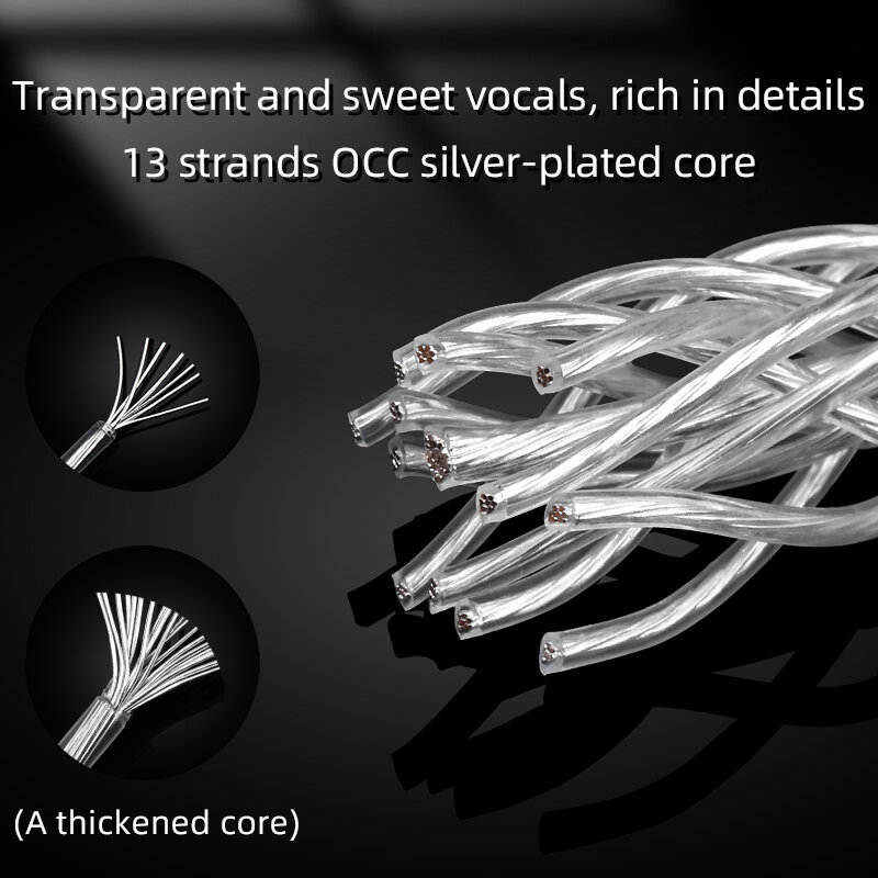 Cable coaxial HIFI para subwoofer, accesorio de cristal único, plata, RCA75 ohm, digital
