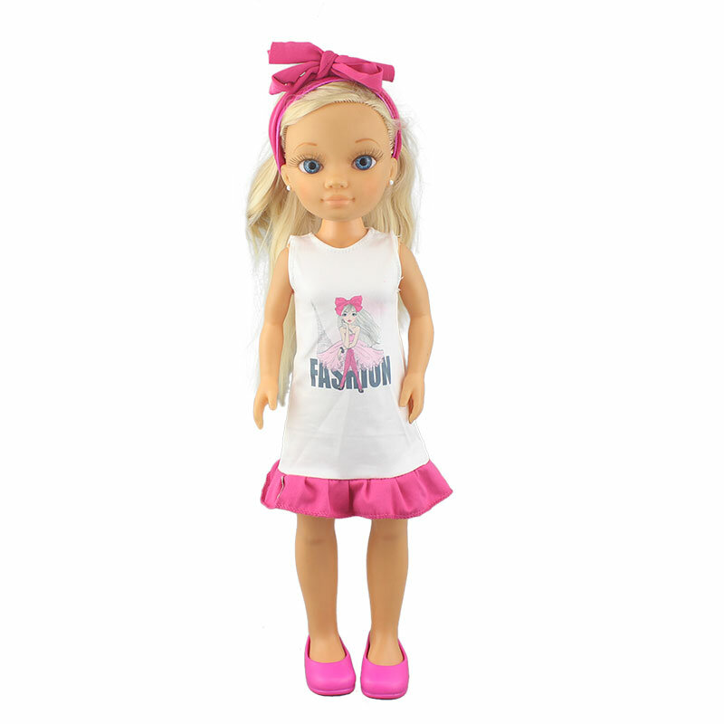Новинка 2023, красивое платье, одежда подходит для куклы FAMOSA Нэнси 42 см (кукла и обувь в комплект не входят), аксессуары для кукол для девочек