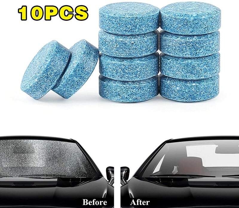 Car cleaning effervescent sheet windshield wiper glass cleaner general household window solid cleaner