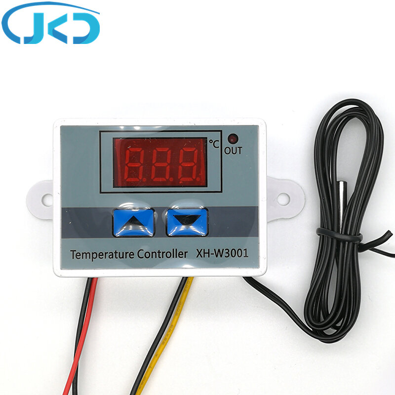 W3001 controle digital temperatura interruptor do termostato do microcomputador termômetro novo termorregulador 12/24/220v