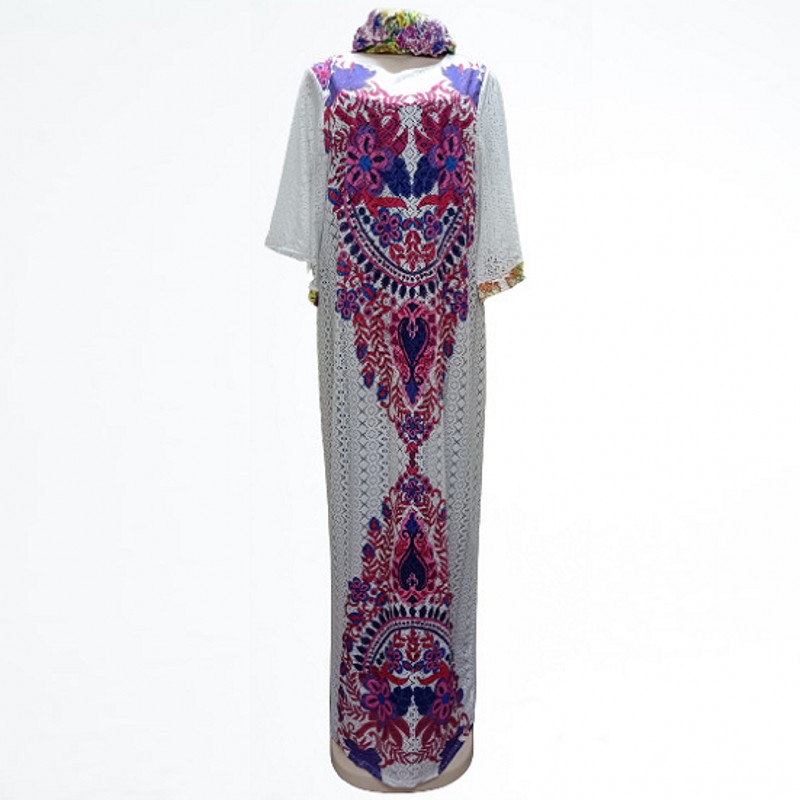 African Dresses For Women 2022 New Flower Dashiki Summer Plus Size Maxi Dress Ladies Traditional African Clothing Fairy Dreams