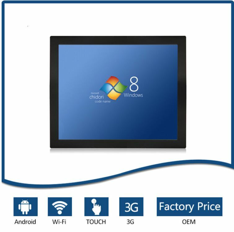 12 Inch Waterproof ResistIve Touch Screen Embedded Industrial All In One Panel PC Computers