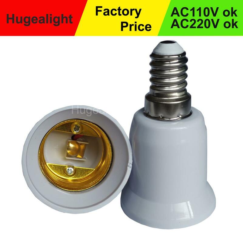 E14 To E27 Adapter Conversion Socket  Fireproof Plastic Converter High Quality Material Socket Light Bulb Adapter Lamp Holder