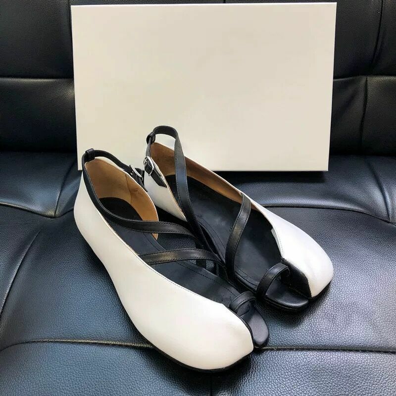 Sandalias planas Tabi para Mujer, calzado elegante de verano, a la moda, para exteriores, 2023