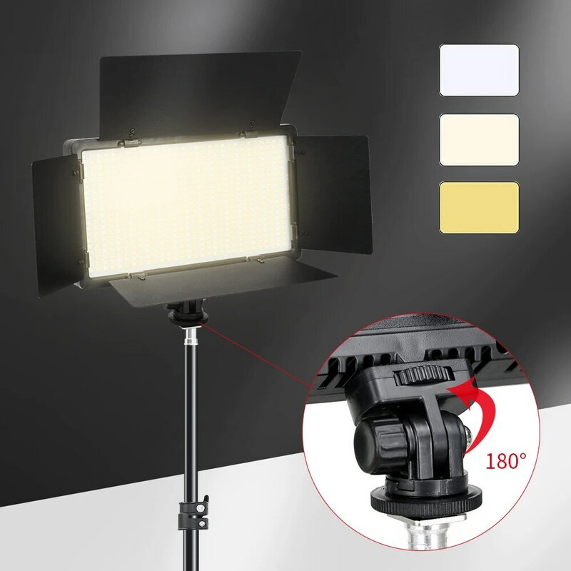 Panel de luz Led para vídeo, iluminación bicolor de 600-3200 K para cámara y estudio fotográfico, lámpara de relleno para Youtube, novedad, 5600