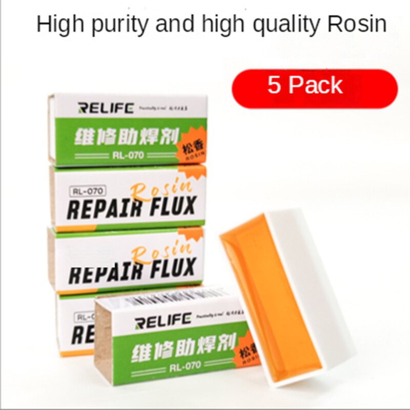 RELIFE-pasta de soldadura de colofonia de alta pureza para placa base de RL-070, herramienta de estaño para soldadura de aceite, soldador eléctrico auxiliar