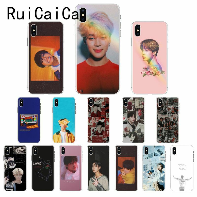 Ruicaica KPOP Jin SUGA j-hoffen RM Jimin V JungKook Telefon Fall Abdeckung für iPhone X XS MAX 6 6s 7 7plus 8 8Plus 5 5S SE XR 10