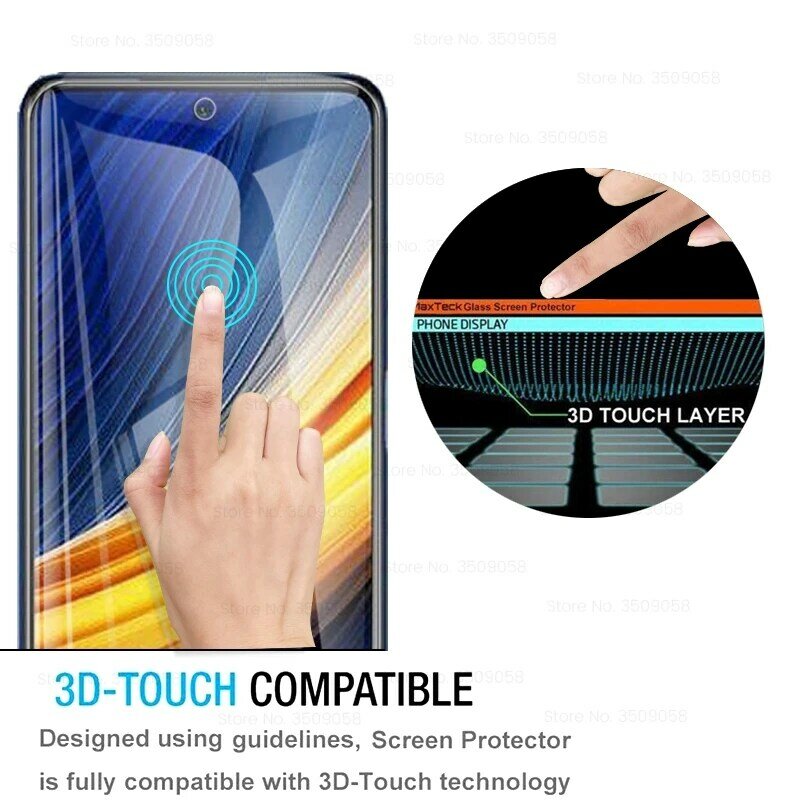 Protector de pantalla para teléfono móvil, película protectora de pantalla de seguridad 9H, 2 piezas, para Poco X3 Pro Poko Little X 3 F3 M3 M4 X4 Pro F4 GT 5G NFC 4G
