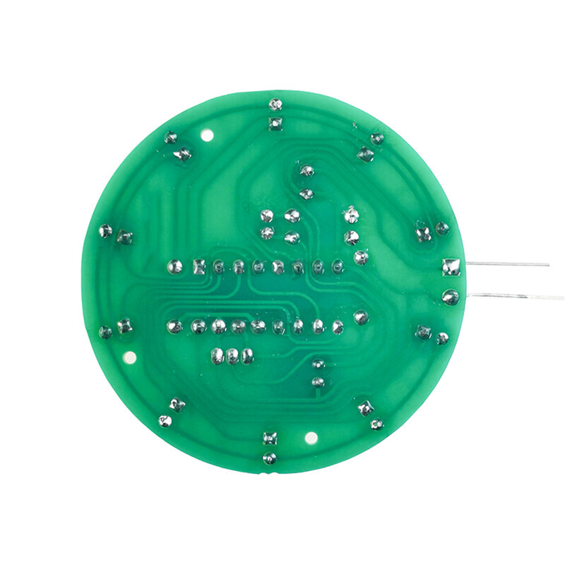 CD4017 elektroniczny zestaw zrób to sam LED kolorowe sterowanie głosem obrotowe elementy światła LED Diy elektroniczne części zamienne laboratorium studenckie