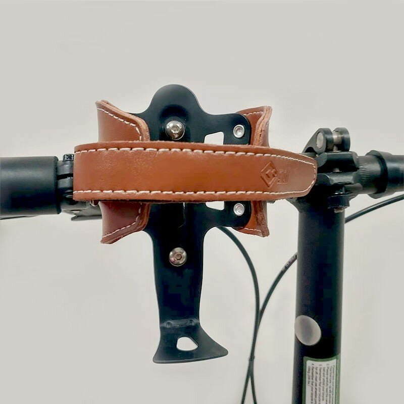 ODI portaborraccia per bicicletta Retro pelle bovina lega di alluminio 53g portabicchieri per MTB bici pieghevole da strada attrezzatura da ciclismo parti della bici