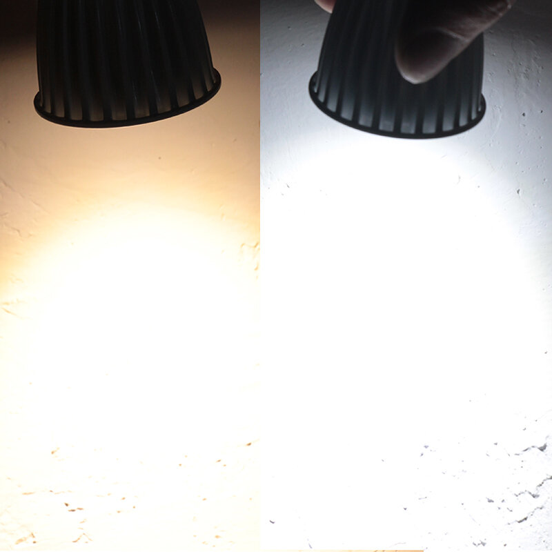 Ampullen GU10 5W 9W Led-strahler Aluminium Spot Decke Beleuchtung 12v 24v 110v 220v birne Energiesparende Lampe Für Home Office Haus