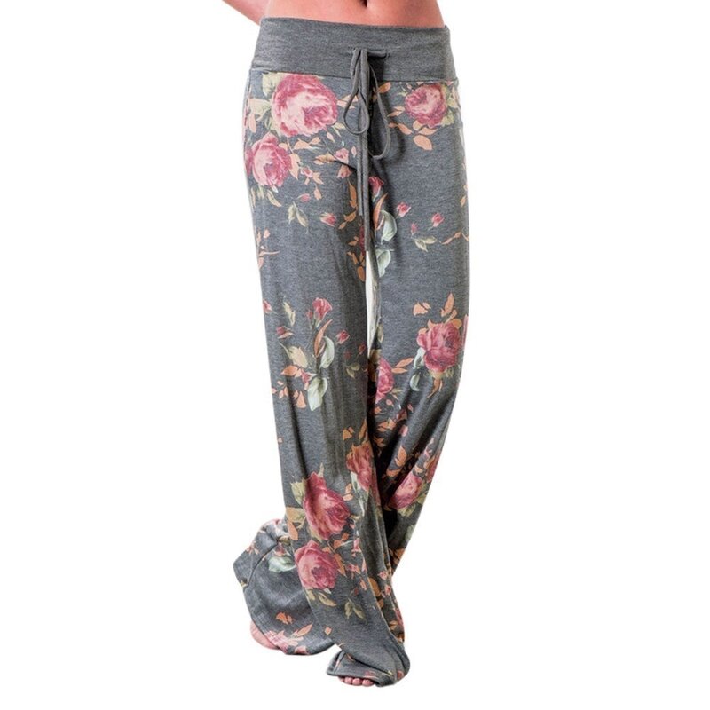 Tecido floral feminino, respirável, baixo, calça legging