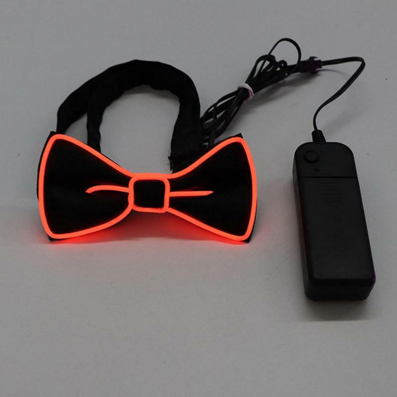 Led Bow Tie Available Blinking El Bowtie Led Bow Tie Party For Men's Gift Supplies Up Marriage Light K4R5
