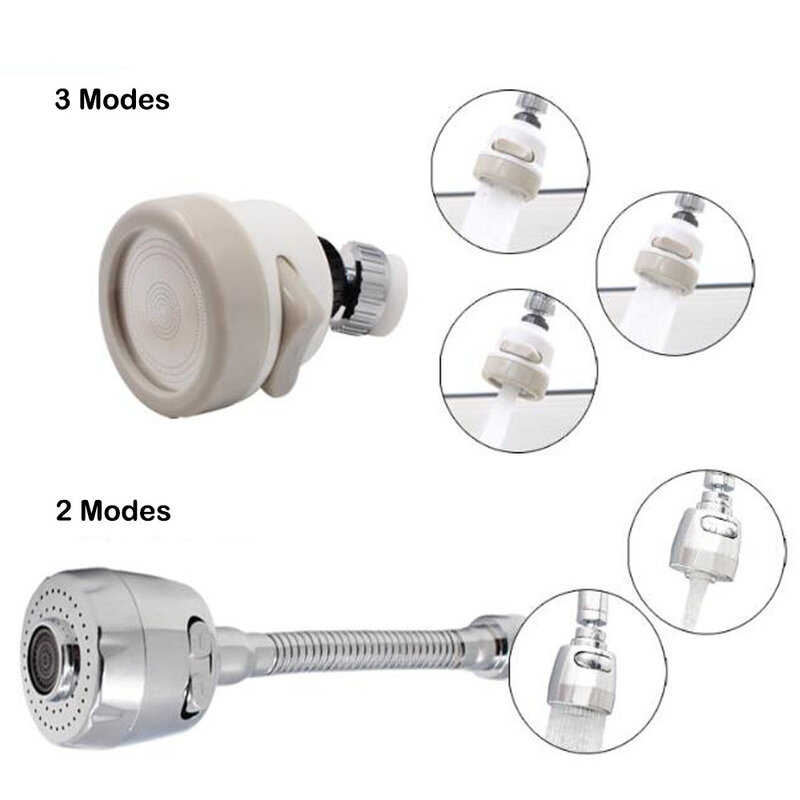 Buse de robinet de cuisine, réglable et rotative à 360 degrés, tête de pulvérisation, aérateur, filtre diffuseur, buse de robinet de cuisine