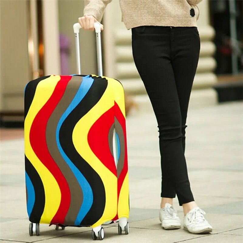 السفر الأمتعة غطاء غبار حقيبة سفر الأمتعة الغطاء الواقي حقيبة تروللي بعجلات إكسسوارات السفر تطبيق (غطاء فقط)