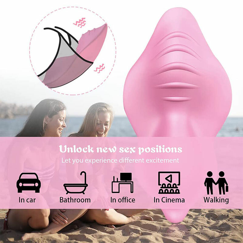 Brinquedos sexuais adultos para casais femininos, vibrante de controle remoto de calcinha vibrante para calcinha, estimulador poderoso clitoral g-spot