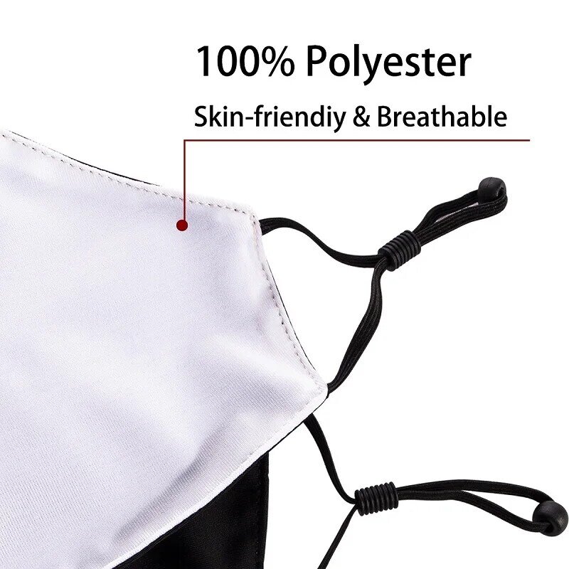 Abanicos de motocicleta alemanes F800R 2017 Inspired Motorcycle Face Mask Filter Pocket Cloth Reusable lavable