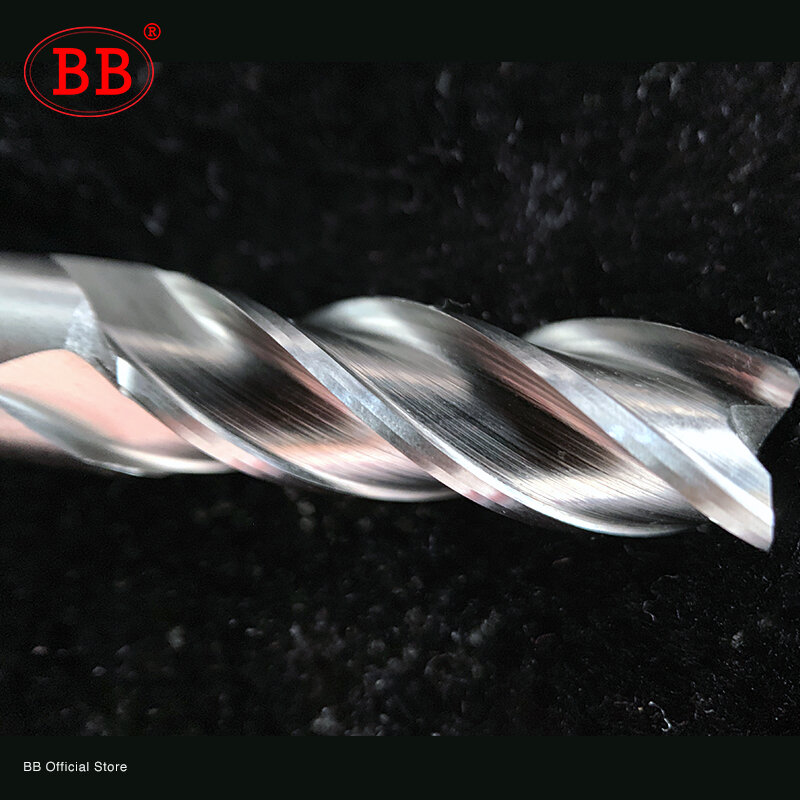 Frezy BB High Precision HSS frez do metalu Co8 kobalt D1-32mm 2 3 4 flety zęby aluminium narzędzie do frezowania frez kluczowy