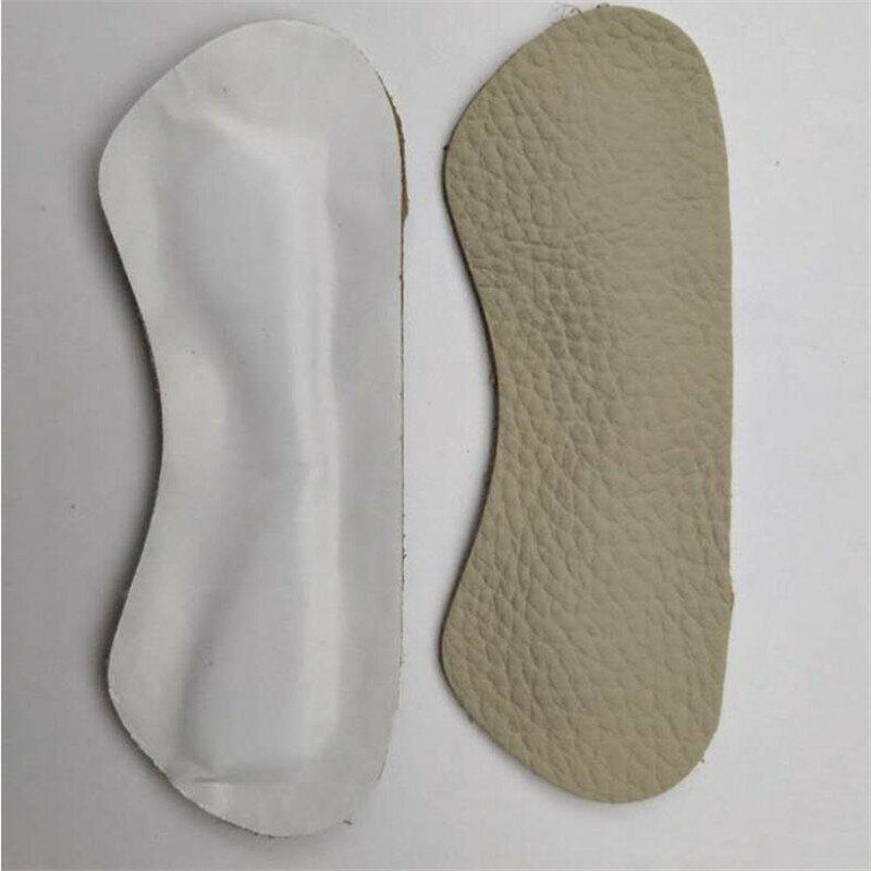 1Pair Women Shoes Inserts Lady High Heel Liner Cow Leather Insole Adhesive Soft Pads Cushion Shoes Accessories