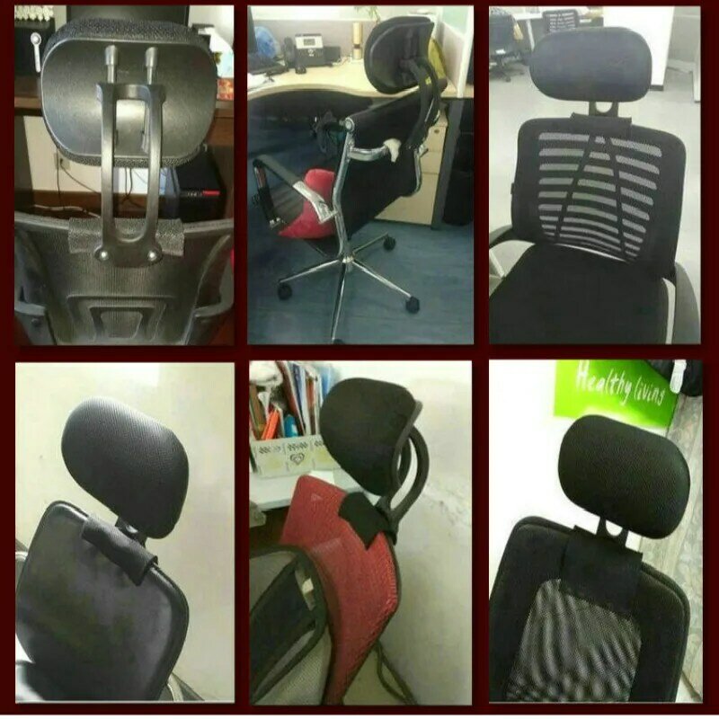 Regulowany zagłówek na krzesło biurowe obrotowe podnoszenie krzesło do pracy na komputerze zagłówek poduszka podróżna pod szyję na krzesło akcesoria biurowe