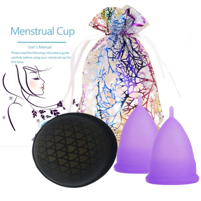3 pces disco reutilizável menstrual plano-ajuste design menstrual copo extra-fino esterilização silicone disco menstrual tampon/almofada alternativa