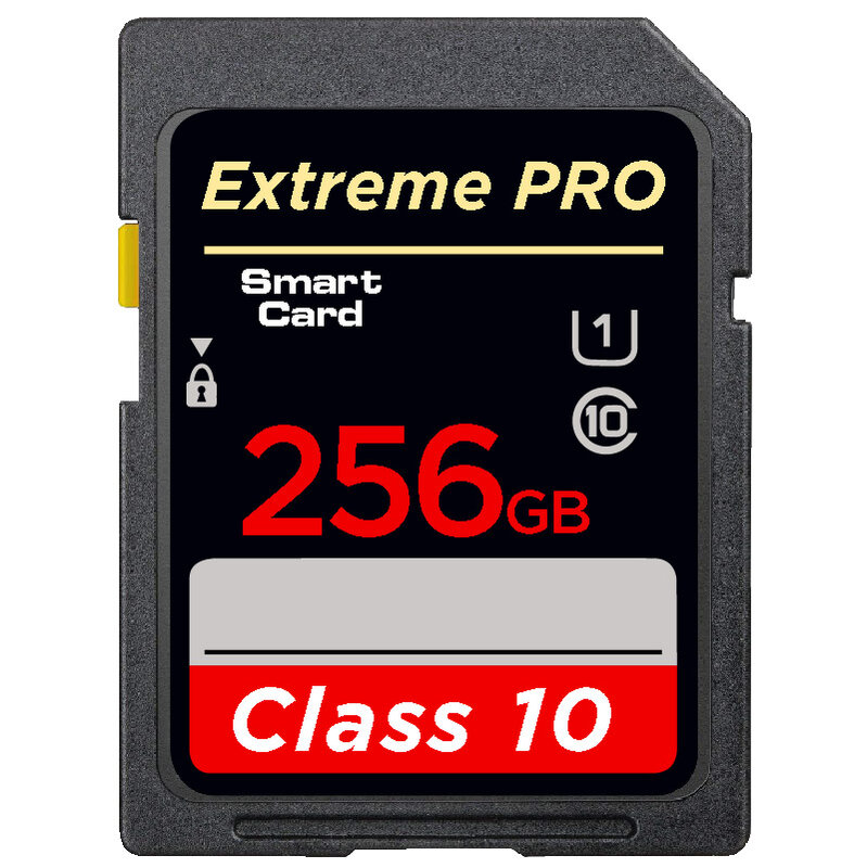 Cartão SD de Memória Original U1, 16 GB, 32GB, 64GB, 128GB, 256GB, U3, Classe 10, Cartão de Memória V10 para 1080P, 3D, Câmera de Vídeo 4K