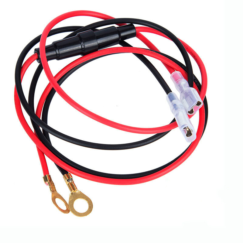 Cable conector de fusible para reacondicionamiento de motocicleta y coche, 60CM, 10A