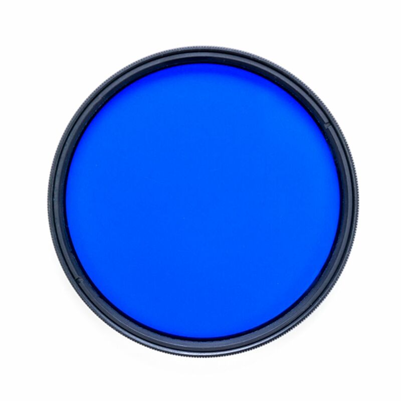 에어로크롬 효과 다양한 크기 52mm 프레임 블루 컬러 필터 유리 유형 QB2 IR 사진, 카메라 니콘 D500