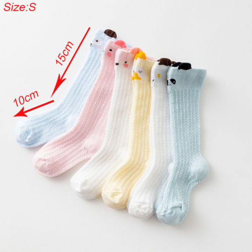 Newborn Baby Girls Socks Summer Spring Mesh Socks Kids Bow Knee High Long Tube Sock Sokken Princess Infant Baby Socks Calcetines