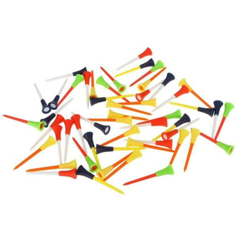 Пластиковые Гольфы 50 шт./компл. 83 мм, прочные резиновые гольфы, подушка, держатель для мяча, тренировочные аксессуары для спорта на открытом воздухе