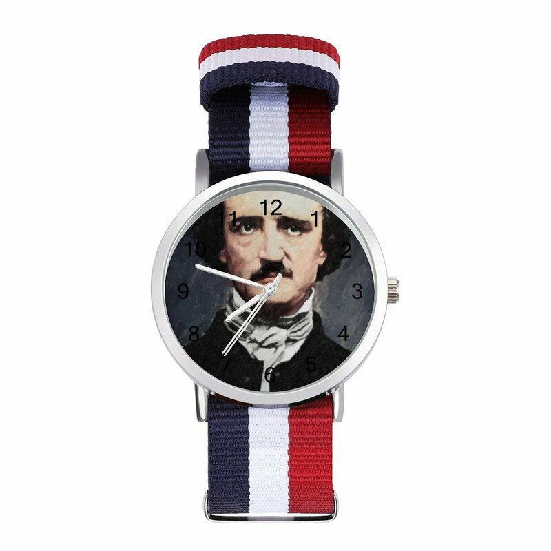 Edgar Allan Poe Quarzuhr Billig Phantasie Armbanduhr Junge Reise Design Armbanduhr