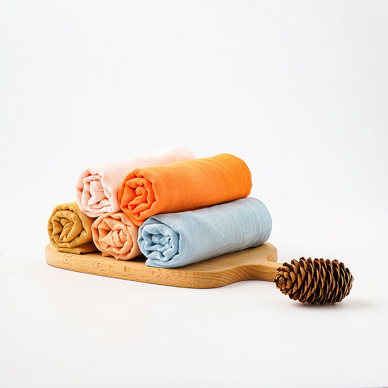 Kangobaby-Cobertor de musselina de algodão bambu para bebé, conjunto de pano de arroto bebé, conjunto multifuncional, 5 peças