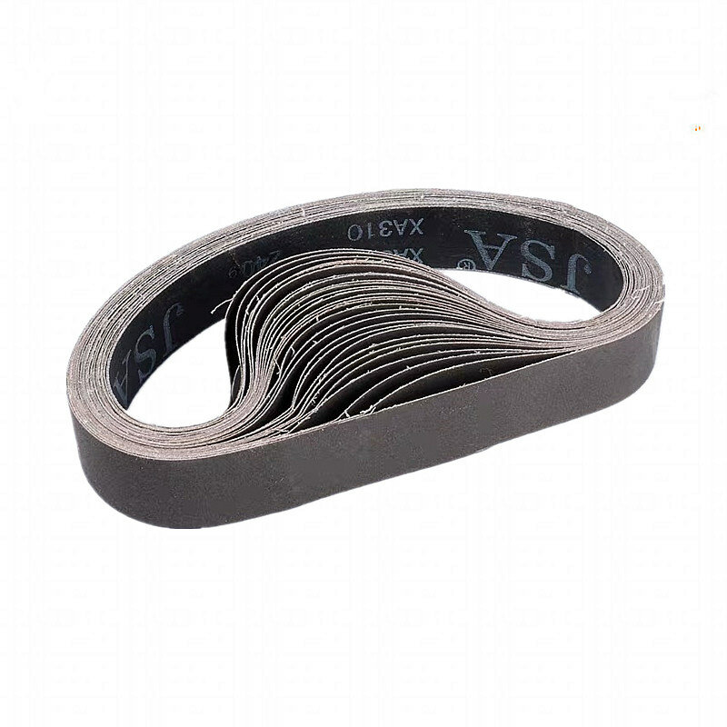 DRELD 5Pcs 40 * 760mm  Abrasive Sanding Belts for Air Belt Sander Zirconia Alumina for Metal Grinding Polishing Grit  80 320
