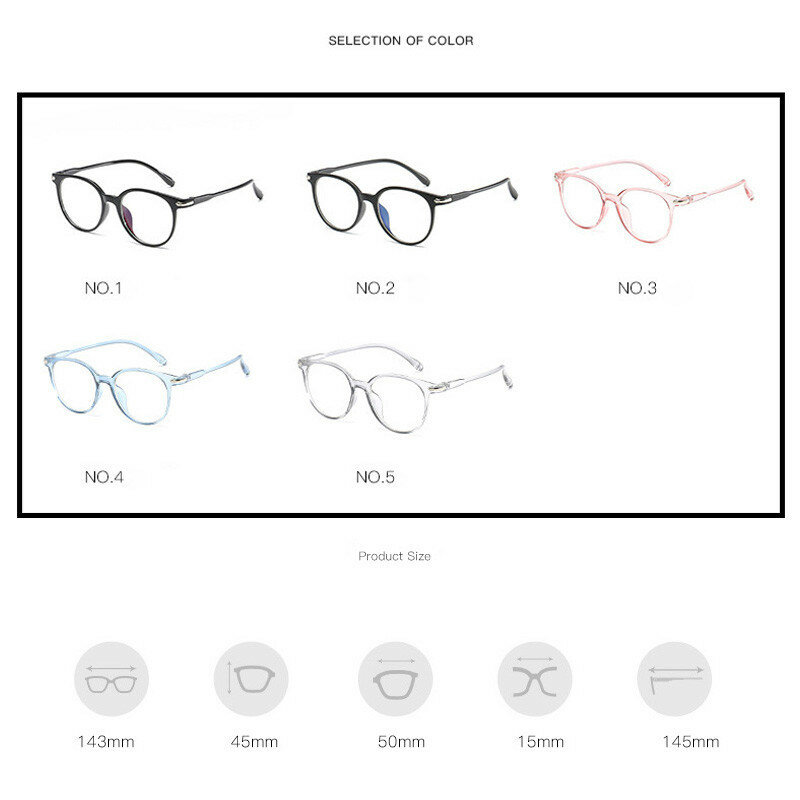 Elbru Optische Brillen Rahmen für Frauen Männer Ultraleicht Brillen Rahmen Weiblich Männlich Transparent Schwarz Rosa Blau oculos