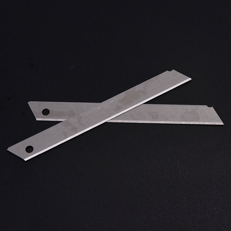 10Pcs/set Stainless Steel Replace Utility Knife Blades Snap Off Letter Cutter Opener Plastic