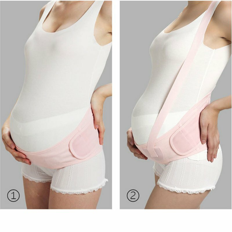 Elastyczne kobiety talia Shaper całkowicie zabudowana mesh oddychające kobiety w ciąży pas podnoszenia brzucha prenatalne ciepłe stałe pas wspierający