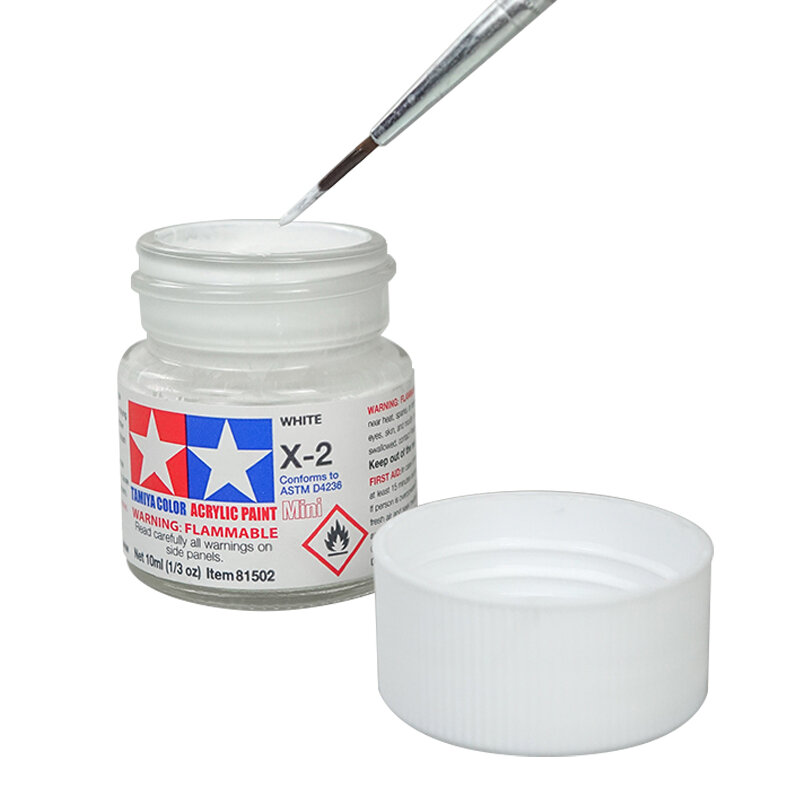 Tamiya-pintura al óleo a base de agua, pintura al óleo de 10ml, X1-X35 colores, para MODELO DE MONTAJE