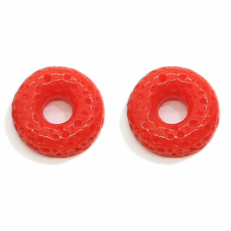 Donuts Plaksteen Hars Froot Loops Cabochon Craft Voor Diy Haar Accessoires Mobiele Telefoon Geval Decoratie Scrapbooking