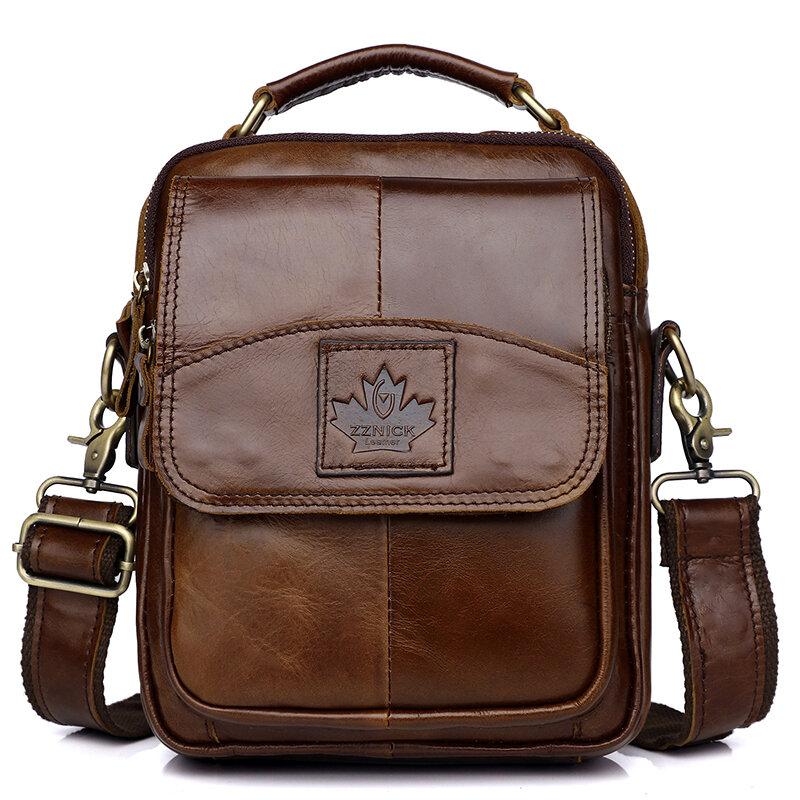 Men's Genuine Leather Bag Crossbody Bags for Men Messenger Bag Men Leather Men's Shoulder Bags Male Handbags