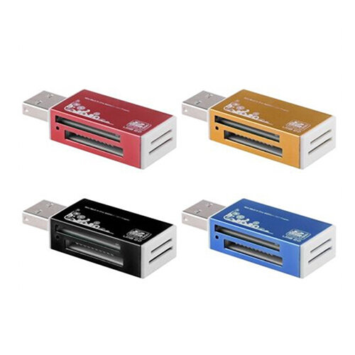 Multi leitor de cartão de memória para SDHC, TF, M2, MS PRO, USB 2 0, tudo em 1