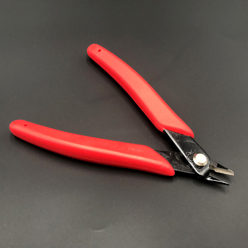 1/2/5PC zagęścić małe ecig szczypce do cięcia drutu kabel boczne nożyce szczypce narzędzie 170 Flush Cutter wewnętrzny wiosna szczypce do cięcia